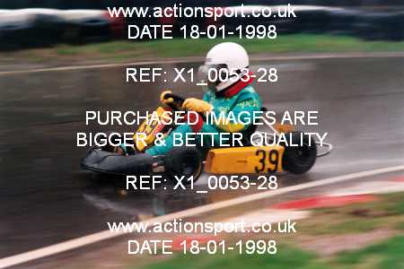 Photo: X1_0053-28 ActionSport Photography 18/01/1998 Buckmore Park Kart Club _2_Cadets #39