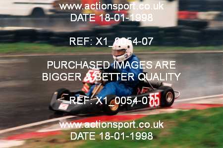 Photo: X1_0054-07 ActionSport Photography 18/01/1998 Buckmore Park Kart Club _3_SeniorTKM #55