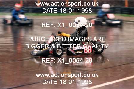Photo: X1_0054-20 ActionSport Photography 18/01/1998 Buckmore Park Kart Club _3_SeniorTKM #88