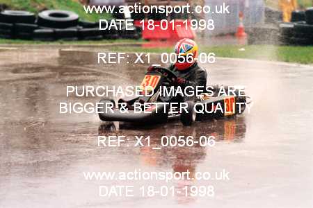 Photo: X1_0056-06 ActionSport Photography 18/01/1998 Buckmore Park Kart Club _1_JICA #30