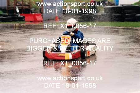 Photo: X1_0056-17 ActionSport Photography 18/01/1998 Buckmore Park Kart Club _1_JICA #78