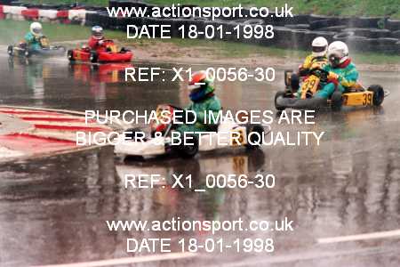 Photo: X1_0056-30 ActionSport Photography 18/01/1998 Buckmore Park Kart Club _2_Cadets #39