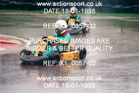 Photo: X1_0057-02 ActionSport Photography 18/01/1998 Buckmore Park Kart Club _2_Cadets #39
