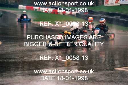 Photo: X1_0058-13 ActionSport Photography 18/01/1998 Buckmore Park Kart Club _3_SeniorTKM #88