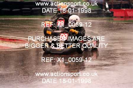 Photo: X1_0059-12 ActionSport Photography 18/01/1998 Buckmore Park Kart Club _3_SeniorTKM #88