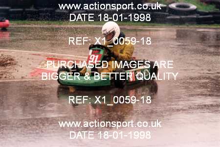 Photo: X1_0059-18 ActionSport Photography 18/01/1998 Buckmore Park Kart Club _3_SeniorTKM #91