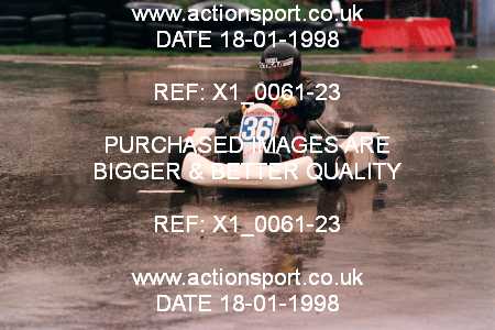 Photo: X1_0061-23 ActionSport Photography 18/01/1998 Buckmore Park Kart Club _5_JuniorTKM #36