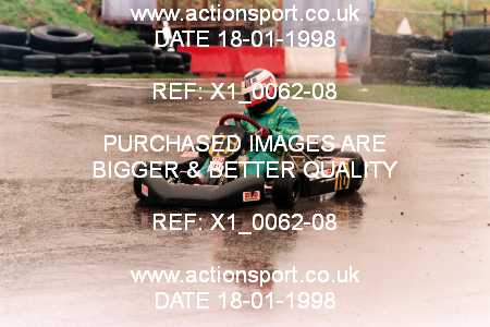 Photo: X1_0062-08 ActionSport Photography 18/01/1998 Buckmore Park Kart Club _1_JICA #16