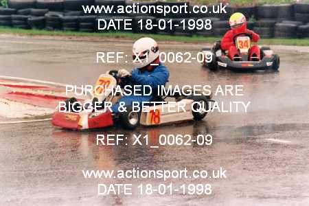 Photo: X1_0062-09 ActionSport Photography 18/01/1998 Buckmore Park Kart Club _1_JICA #78