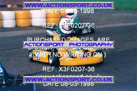 Photo: X3F0207-36 ActionSport Photography 08/03/1998 Hunts Kart Club - Kimbolton _3_JuniorTKM #20