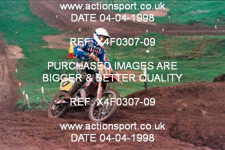 Photo: X4F0307-09 ActionSport Photography 04/04/1998 ACU BYMX National Cheshire NWSSC - Cheddleton _4_125s #2000