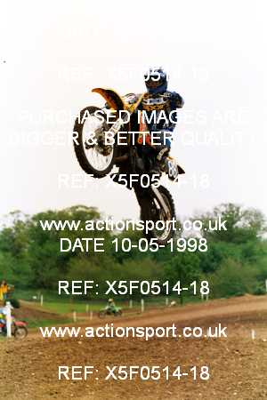 Photo: X5F0514-18 ActionSport Photography 10/05/1998 ACU Milton Keynes MCC - Elsworth  _3_Juniors #86