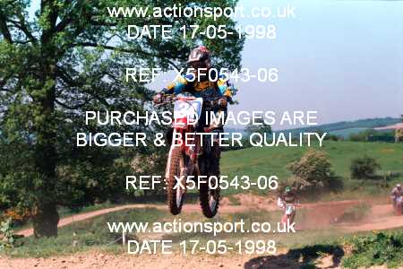 Photo: X5F0543-06 ActionSport Photography 17/05/1998 AMCA Shobdon MCC - Shobdon _2_125-750Seniors #34