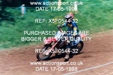 Photo: X5F0544-32 ActionSport Photography 17/05/1998 AMCA Shobdon MCC - Shobdon _2_125-750Seniors #34