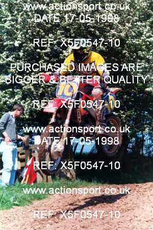 Photo: X5F0547-10 ActionSport Photography 17/05/1998 AMCA Shobdon MCC - Shobdon _3_125Experts #10