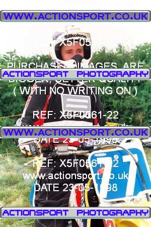 Photo: X5F0561-22 ActionSport Photography 23/05/1998 Moredon SMC Aces of Motocross _5_125Seniors #77