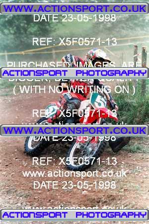 Photo: X5F0571-13 ActionSport Photography 23/05/1998 Moredon SMC Aces of Motocross _4_100s #51