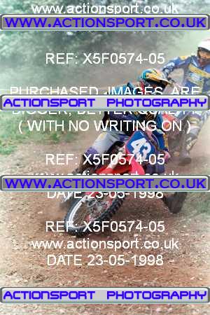 Photo: X5F0574-05 ActionSport Photography 23/05/1998 Moredon SMC Aces of Motocross _5_125Seniors #43