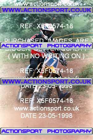 Photo: X5F0574-18 ActionSport Photography 23/05/1998 Moredon SMC Aces of Motocross _5_125Seniors #77
