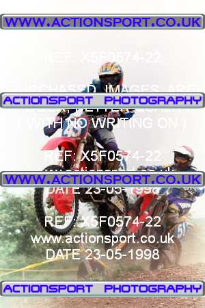 Photo: X5F0574-22 ActionSport Photography 23/05/1998 Moredon SMC Aces of Motocross _5_125Seniors #43
