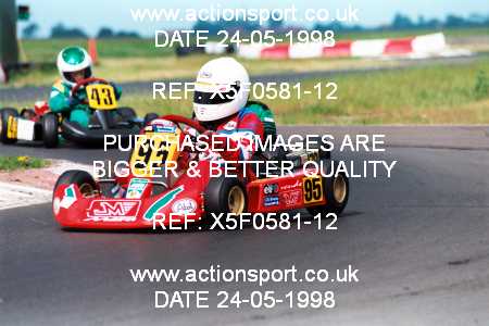 Photo: X5F0581-12 ActionSport Photography 24/05/1998 Lincs Kart Club - Fulbeck  _5_Cadets #95