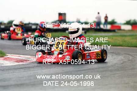 Photo: X5F0594-13 ActionSport Photography 24/05/1998 Lincs Kart Club - Fulbeck  _5_Cadets #95