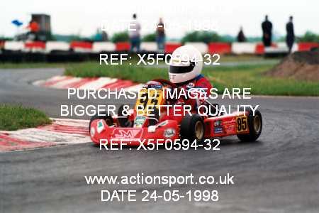 Photo: X5F0594-32 ActionSport Photography 24/05/1998 Lincs Kart Club - Fulbeck  _5_Cadets #95