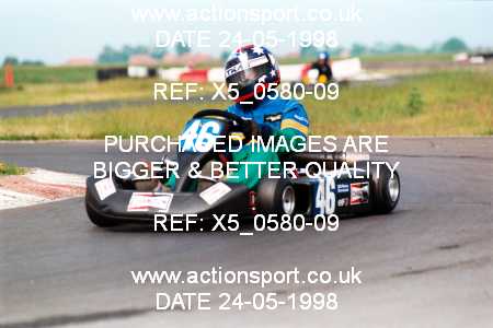 Photo: X5_0580-09 ActionSport Photography 24/05/1998 Lincs Kart Club - Fulbeck  _3_JuniorTKM #46