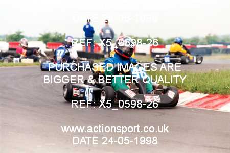 Photo: X5_0598-26 ActionSport Photography 24/05/1998 Lincs Kart Club - Fulbeck  _3_JuniorTKM #46