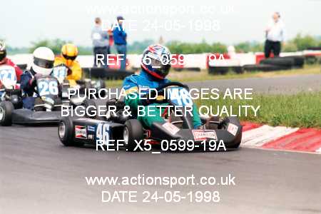 Photo: X5_0599-19A ActionSport Photography 24/05/1998 Lincs Kart Club - Fulbeck  _3_JuniorTKM #46