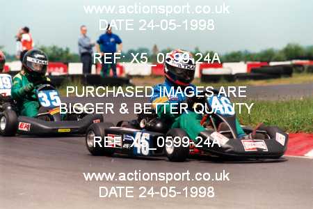 Photo: X5_0599-24A ActionSport Photography 24/05/1998 Lincs Kart Club - Fulbeck  _3_JuniorTKM #46
