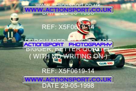 Photo: X5F0619-14 ActionSport Photography 29/05/1998 Club 100 Kart Enduro - Buckmore Park _1_AllPhotos #13