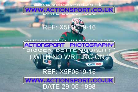 Photo: X5F0619-16 ActionSport Photography 29/05/1998 Club 100 Kart Enduro - Buckmore Park _1_AllPhotos #21