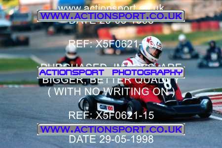 Photo: X5F0621-15 ActionSport Photography 29/05/1998 Club 100 Kart Enduro - Buckmore Park _1_AllPhotos #8