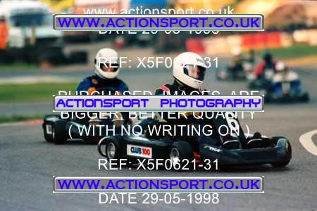 Photo: X5F0621-31 ActionSport Photography 29/05/1998 Club 100 Kart Enduro - Buckmore Park _1_AllPhotos #6
