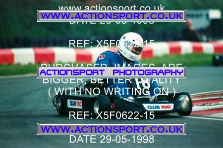 Photo: X5F0622-15 ActionSport Photography 29/05/1998 Club 100 Kart Enduro - Buckmore Park _1_AllPhotos #18