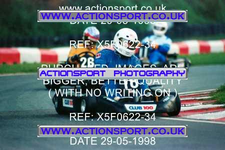 Photo: X5F0622-34 ActionSport Photography 29/05/1998 Club 100 Kart Enduro - Buckmore Park _1_AllPhotos #18
