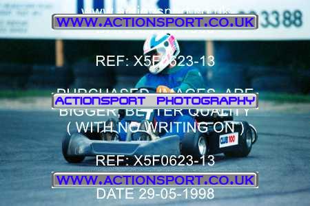 Photo: X5F0623-13 ActionSport Photography 29/05/1998 Club 100 Kart Enduro - Buckmore Park _1_AllPhotos #4