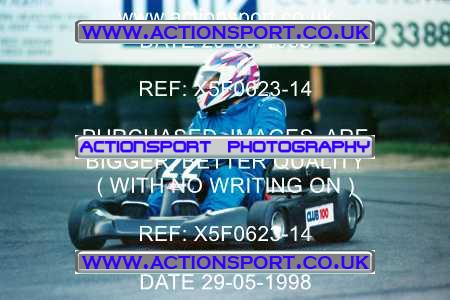 Photo: X5F0623-14 ActionSport Photography 29/05/1998 Club 100 Kart Enduro - Buckmore Park _1_AllPhotos #22