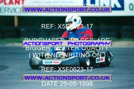 Photo: X5F0623-17 ActionSport Photography 29/05/1998 Club 100 Kart Enduro - Buckmore Park _1_AllPhotos #21