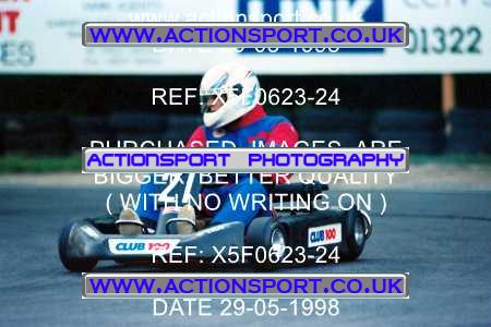 Photo: X5F0623-24 ActionSport Photography 29/05/1998 Club 100 Kart Enduro - Buckmore Park _1_AllPhotos #21