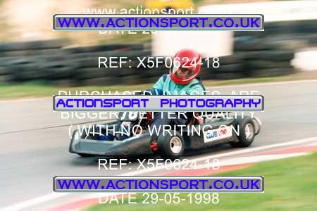 Photo: X5F0624-18 ActionSport Photography 29/05/1998 Club 100 Kart Enduro - Buckmore Park _1_AllPhotos #10