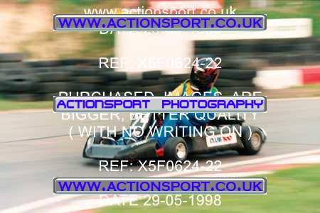 Photo: X5F0624-22 ActionSport Photography 29/05/1998 Club 100 Kart Enduro - Buckmore Park _1_AllPhotos #24