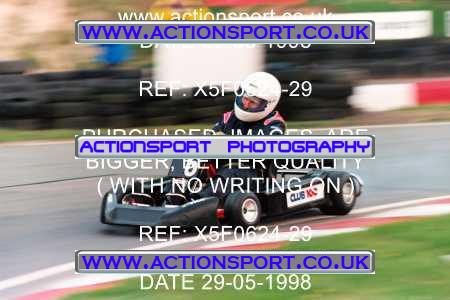 Photo: X5F0624-29 ActionSport Photography 29/05/1998 Club 100 Kart Enduro - Buckmore Park _1_AllPhotos #6