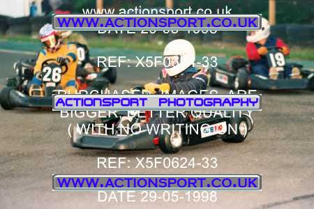 Photo: X5F0624-33 ActionSport Photography 29/05/1998 Club 100 Kart Enduro - Buckmore Park _1_AllPhotos #6
