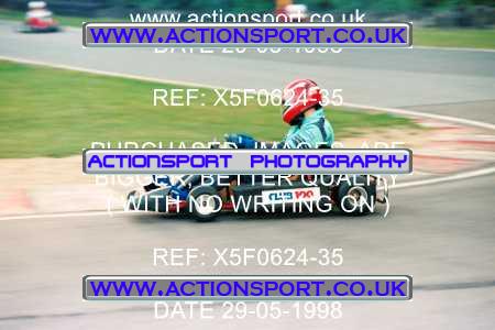Photo: X5F0624-35 ActionSport Photography 29/05/1998 Club 100 Kart Enduro - Buckmore Park _1_AllPhotos : Unidentified