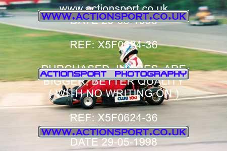 Photo: X5F0624-36 ActionSport Photography 29/05/1998 Club 100 Kart Enduro - Buckmore Park _1_AllPhotos #8