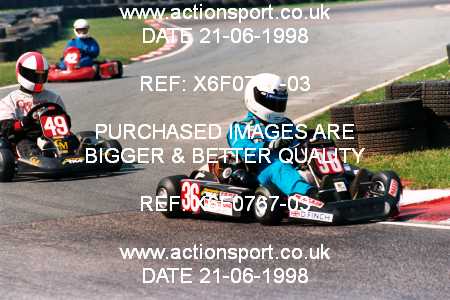Photo: X6F0767-03 ActionSport Photography 21/06/1998 Buckmore Park Kart Club 35th Anniversary Meeting _1_SeniorTKM #36