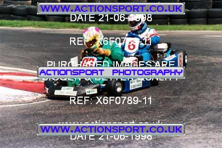 Photo: X6F0789-11 ActionSport Photography 21/06/1998 Buckmore Park Kart Club 35th Anniversary Meeting _5_ProKart #6