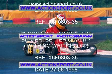 Photo: X6F0803-35 ActionSport Photography 27/06/1998 Ulster Kart Club Five Nations Kart Championships - Nutts Corner _1_JICA #29